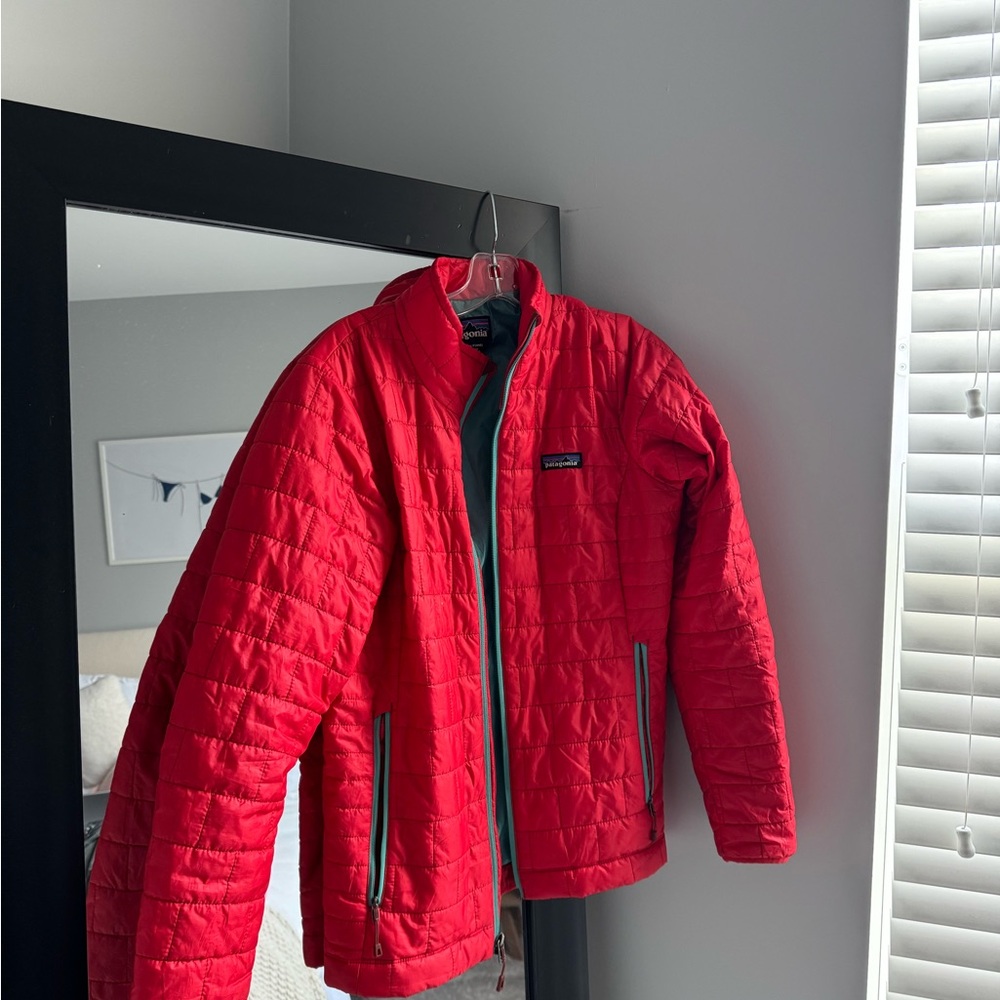 Patagonia Women’s Bright Red Puffer Jacket